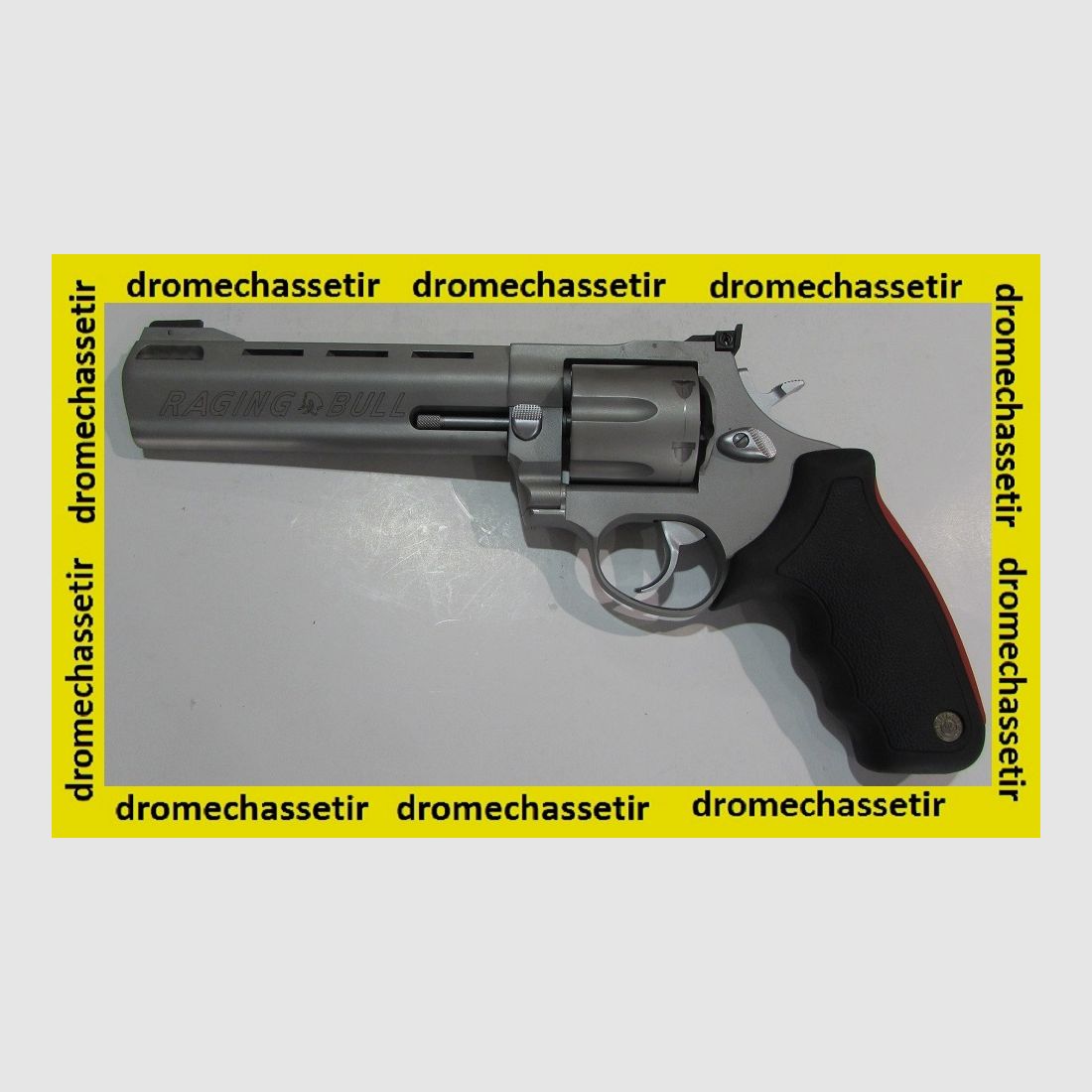 Revolver Taurus 444 Raging Bull, Kal. 44 Rem Mag, Lauf 6&Prime; 1/2, matt inox, Bild 2 von 2