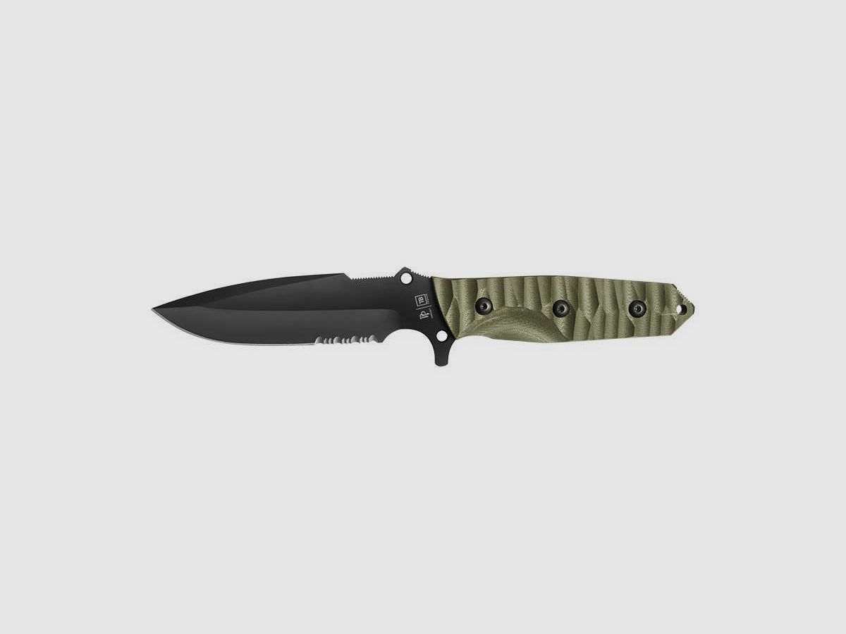 Feststehende Messer Maraudeur Mixte G10 Toxifiziert - Kaki TBOUTDOOR