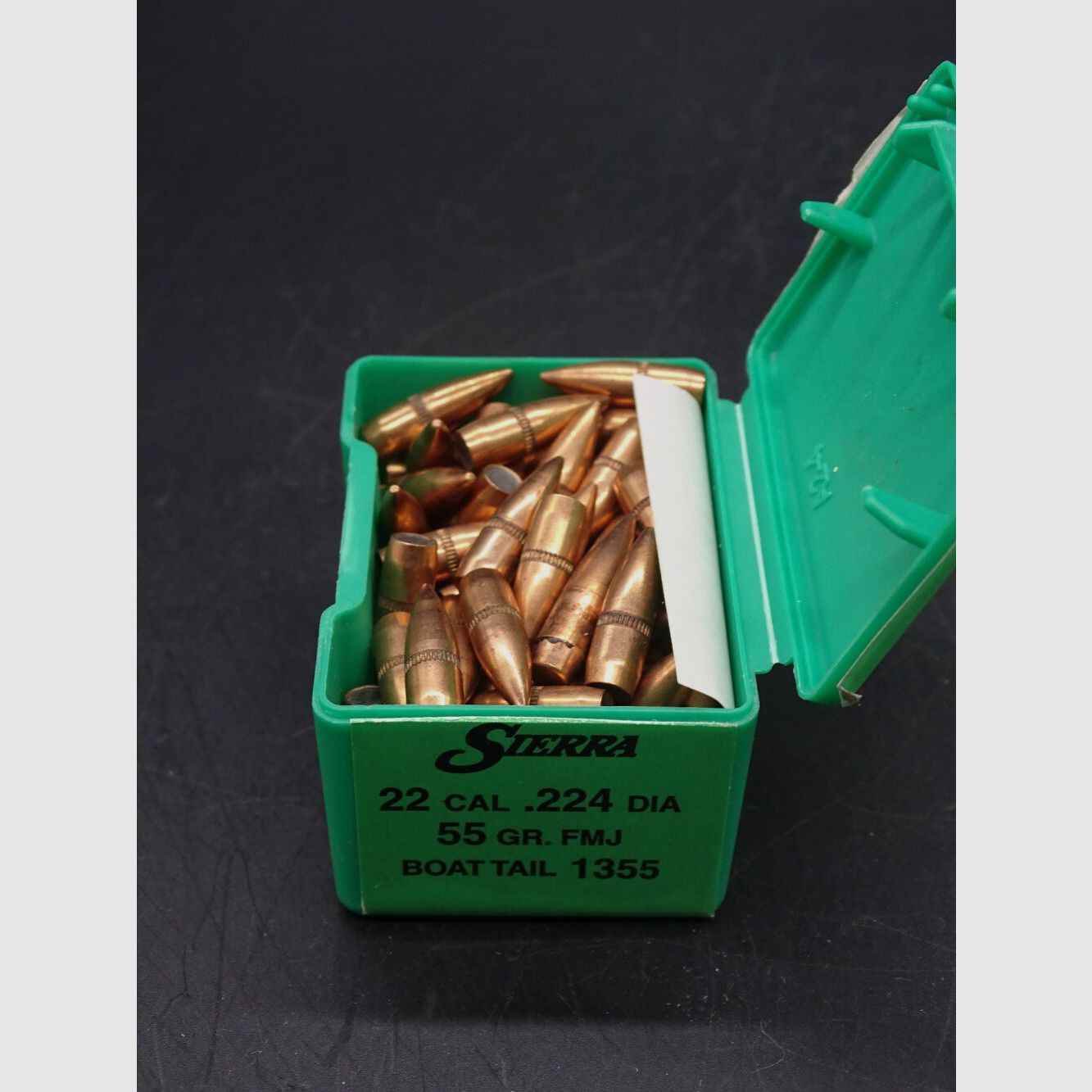 Sierra 22 Cal 224DIA 55gr FMY # 1355 100 pièces de balles VM