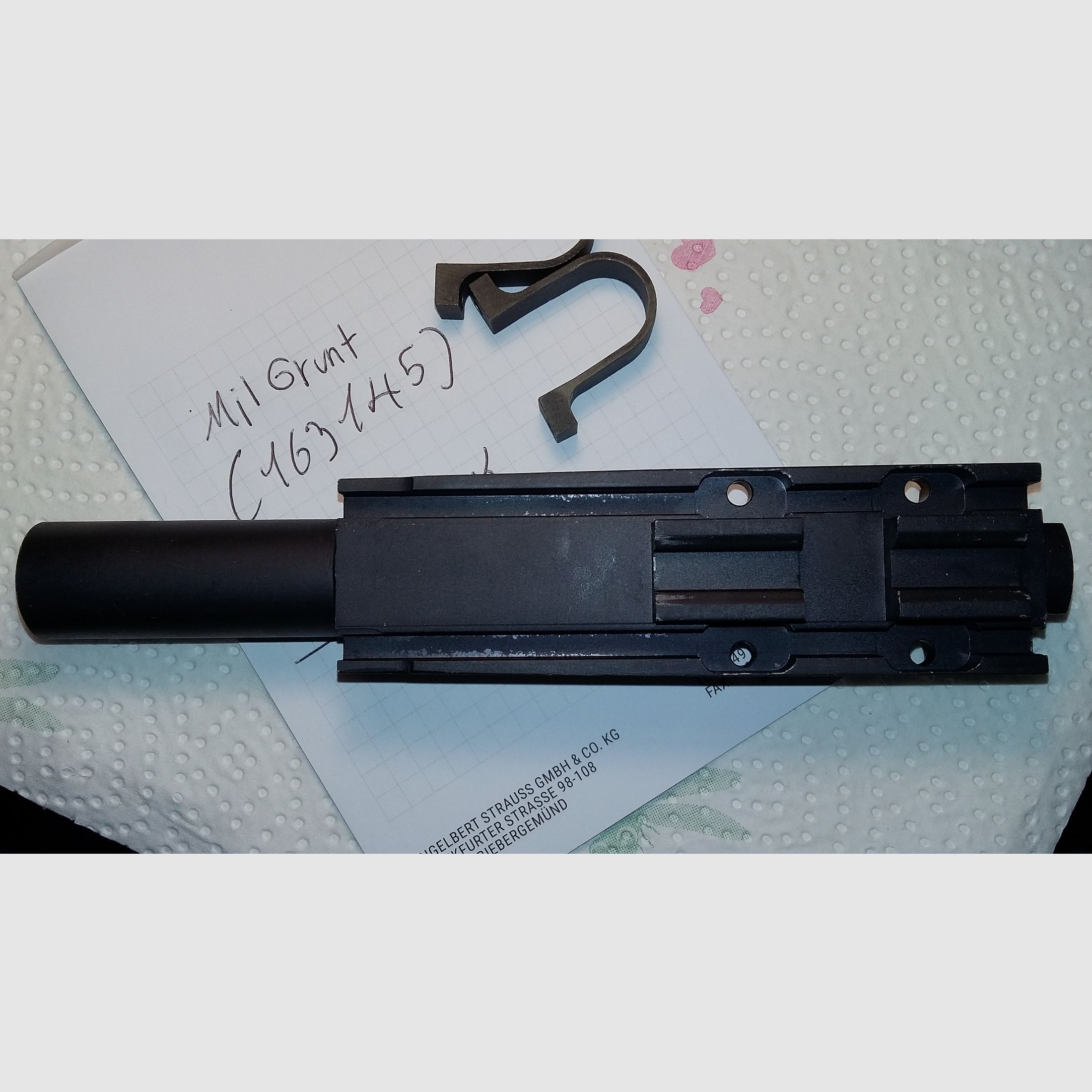 E&L UltiMAK style AK Gasrohr Picatinny aus CNC ALU