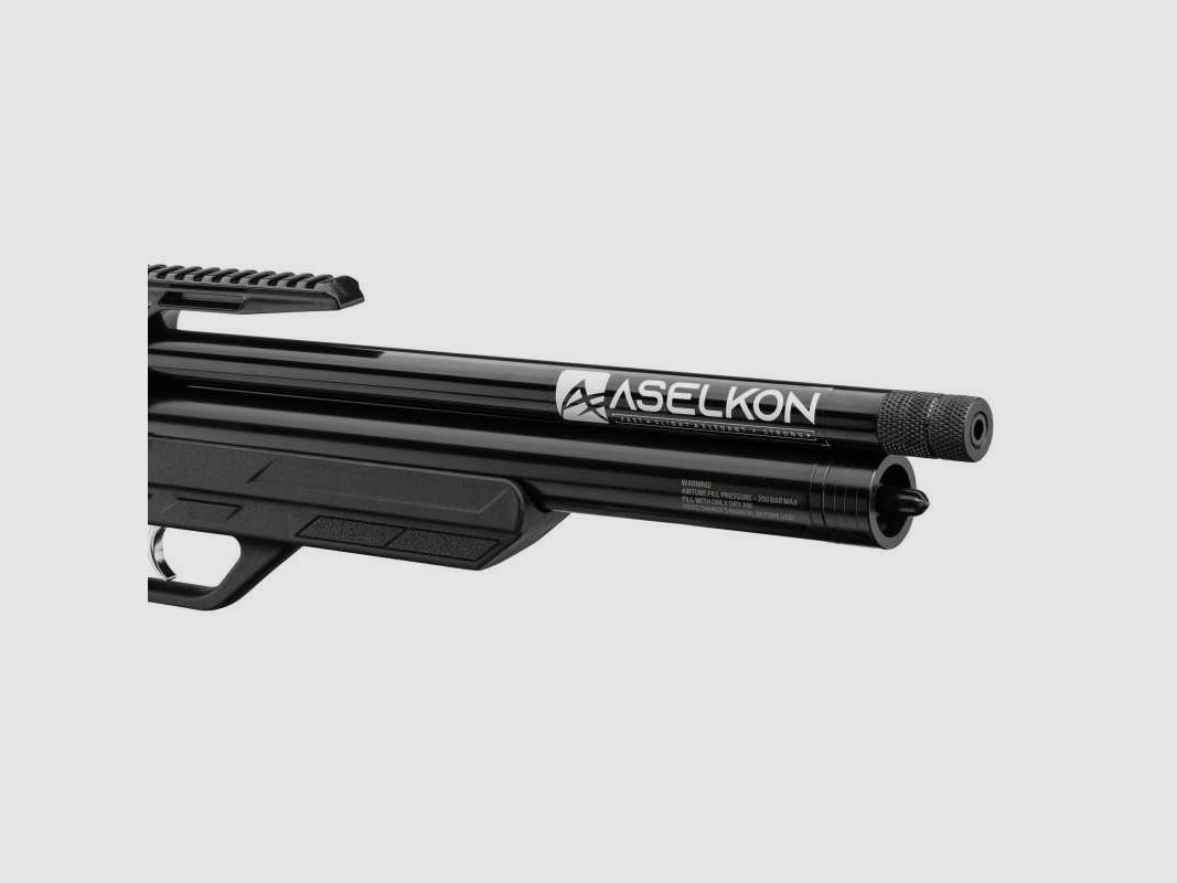 PCP-Luftgewehr Aselkon MX10 Regulator Jet Black Kal. 5.5 -19J, Bild 3 von 6