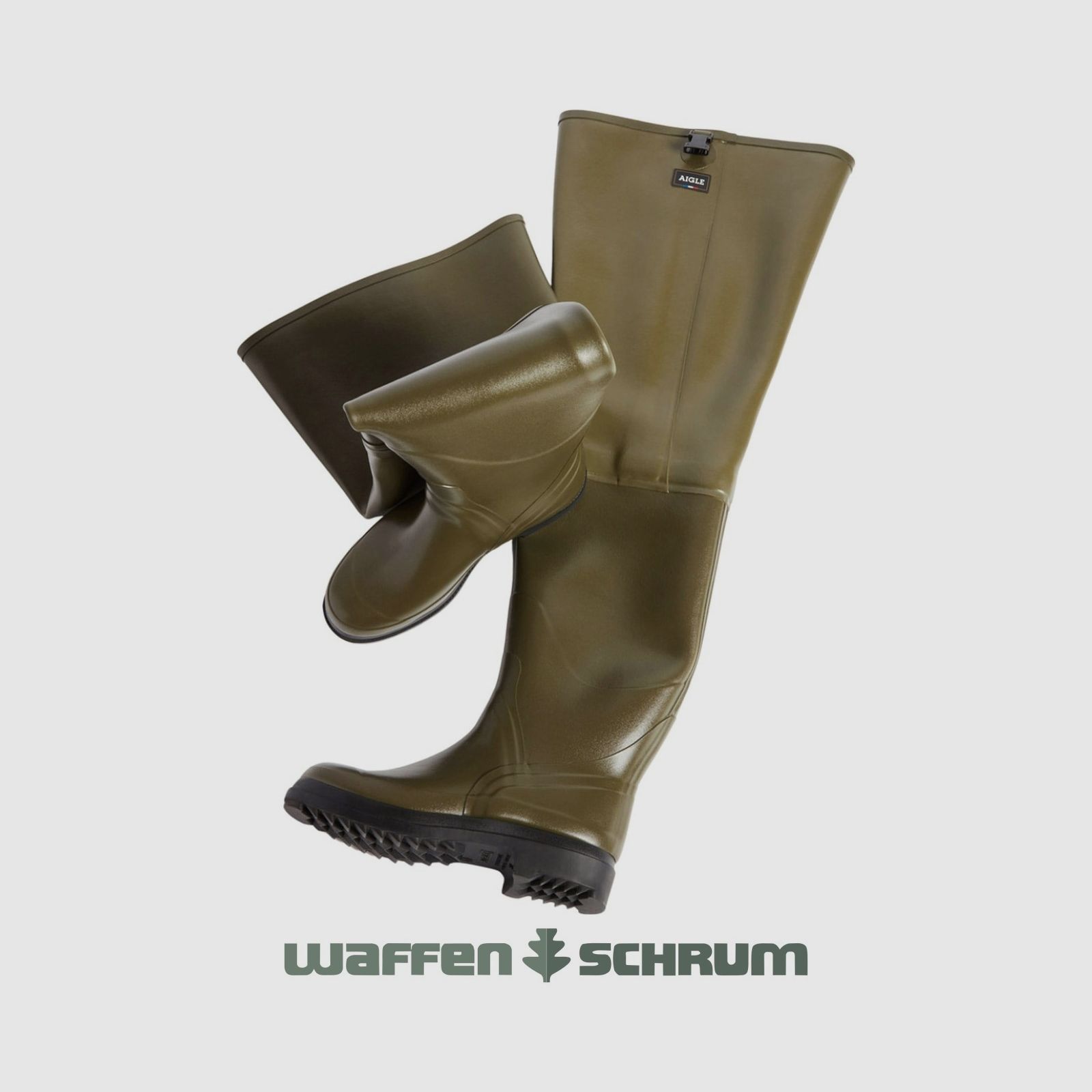 Aigle Watstiefel Truite Kaki