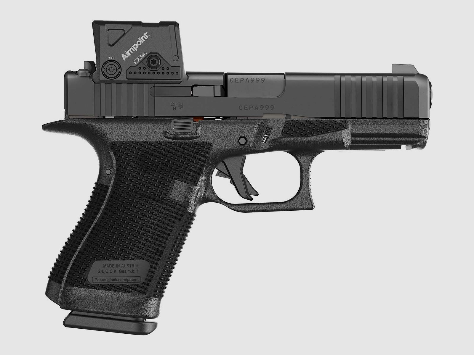 GLOCK G19 Generazione 6 A-CUT Aimpoint COA Combo FS, immagine 2 di 5