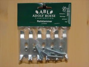 Reh / Bock Gehörnklammer Klammer - Inhalt: 5 Stück