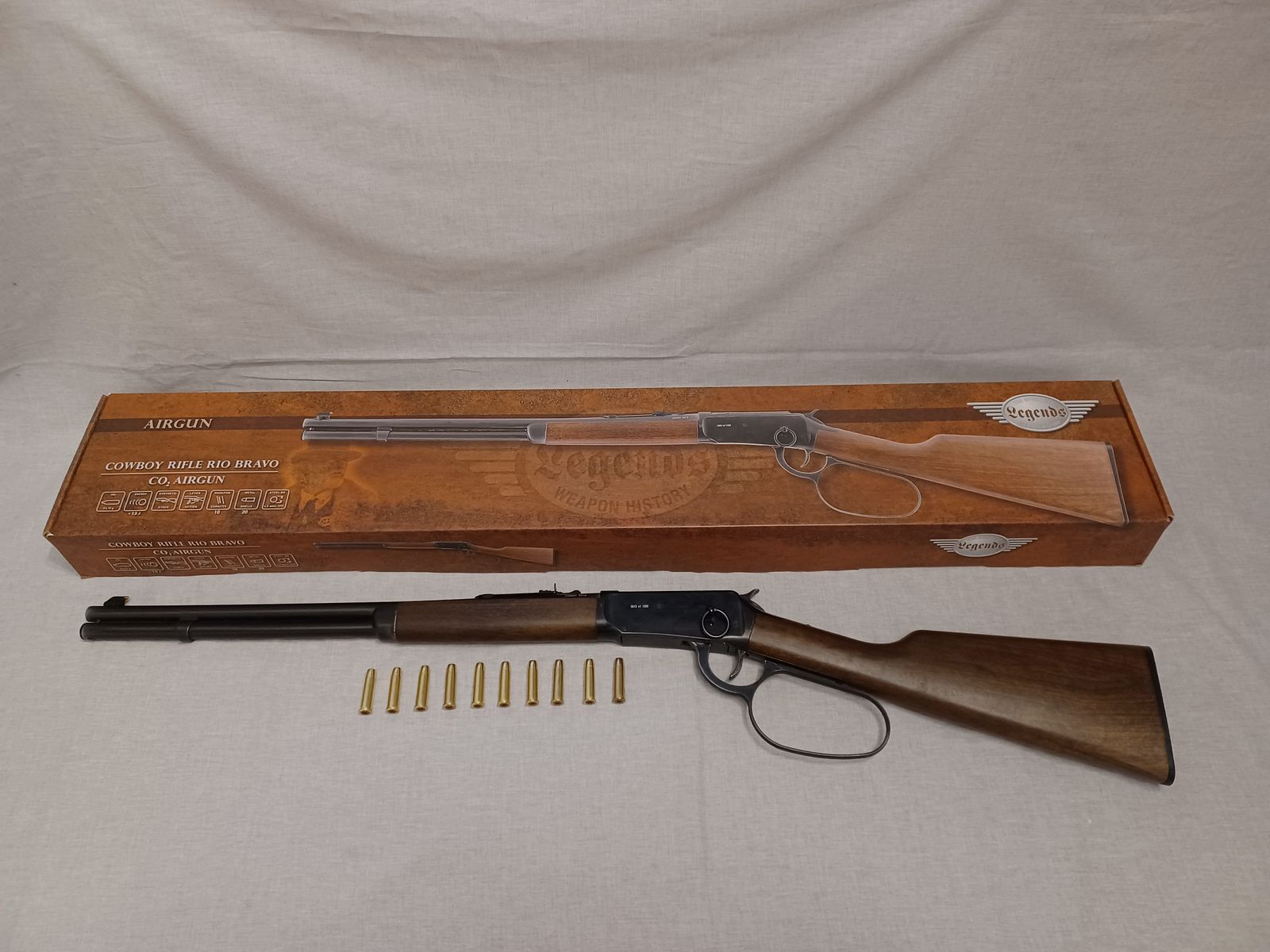 Legends Cowboy Rifle Rio Bravo / 4,5 mm BB / CO2 / Gewehr / OVP (149)