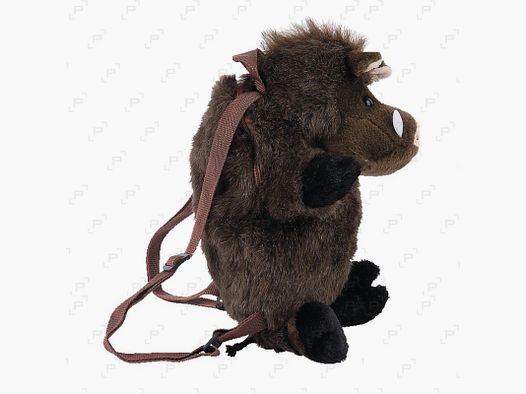 Rucksack Plüsch Wildschwein NATURE DE BRENNE für Kinder