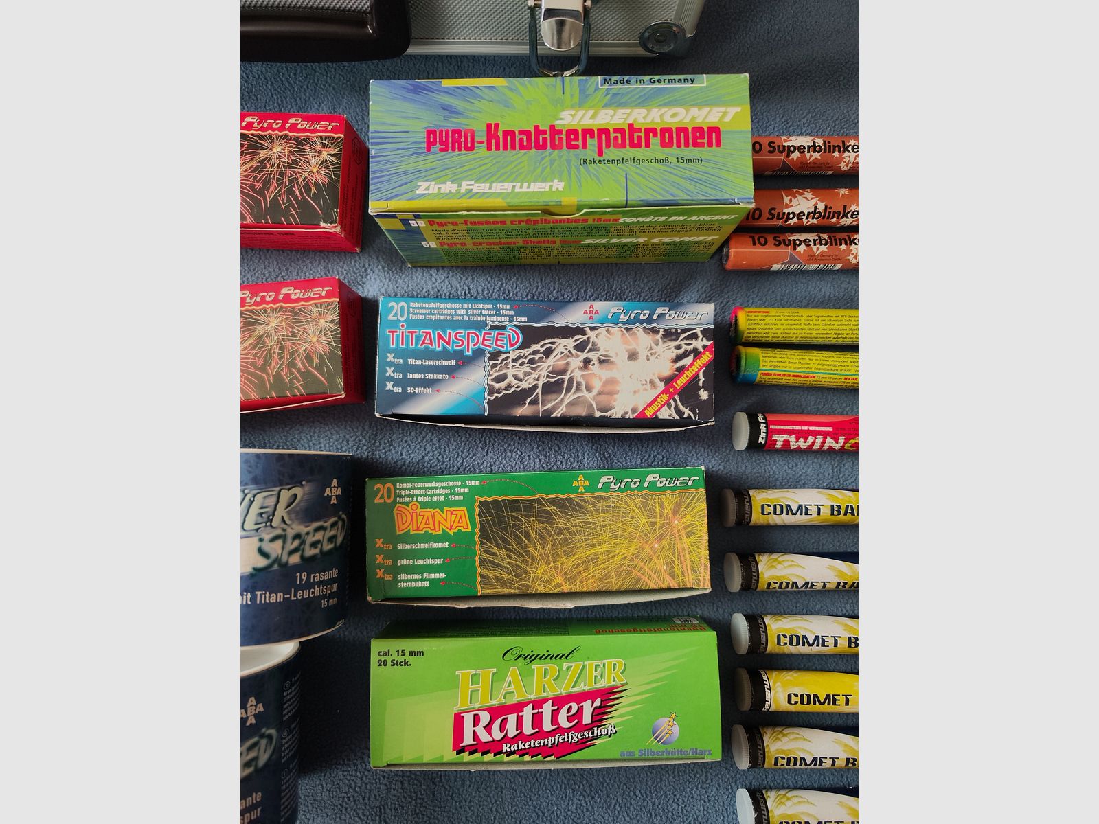 Raketenpijlen Pyro Power ABA Umarex Metalen Koffer