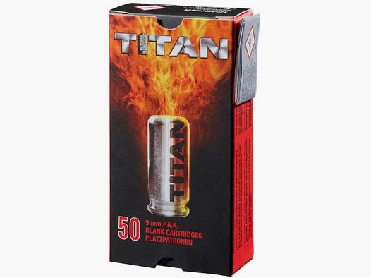 Perfecta Titan Platzpatronen 9mm P.A.K 50 Stk.