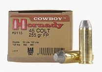 Hornady Custom .45 Colt 255GR Cowboy 20 cartridges