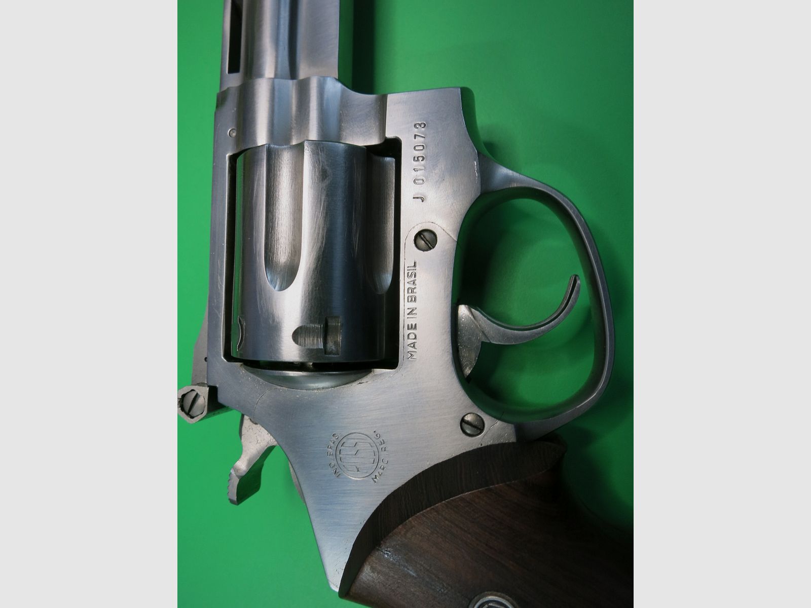 Rossi Interarms Edelstahl Revolver M851, .38 Special, 6 Schuss, DA/SA, Amadeo-Rossi M-851, Fallenjagd #17