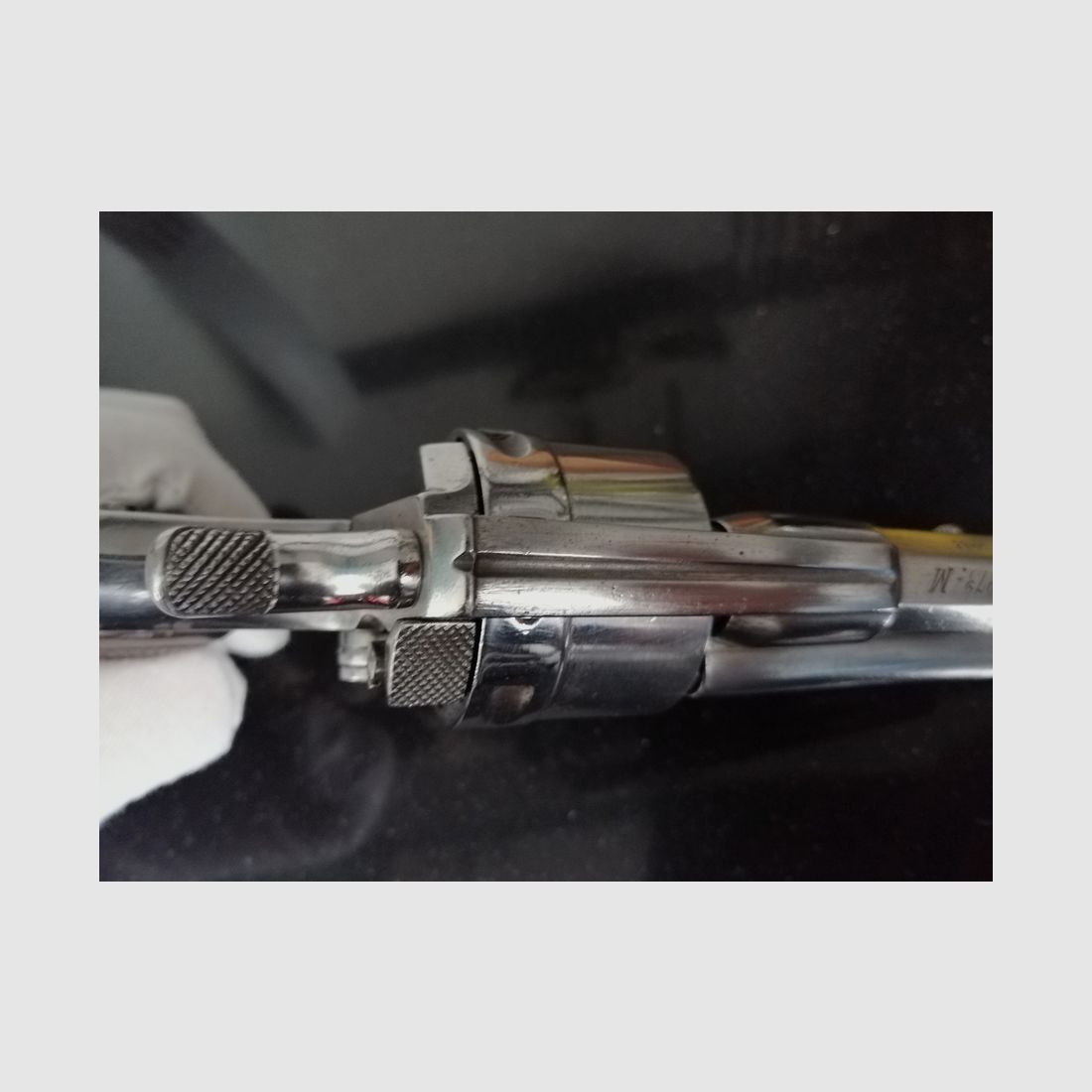 Seltener Revolver 1873 Reglementar Marine 1. Typ – Kaliber 12MM – Monomatrikulation – TBE, Bild 14 von 26