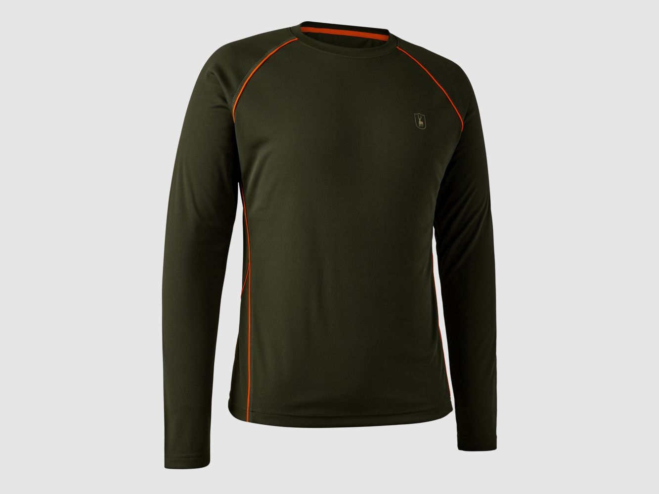 Chamois Langarm T-Shirt - Forest Green
                    –                 Größe: L