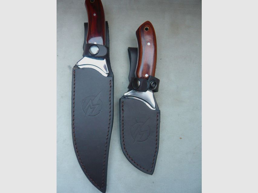 2 Orig. Martinez Albainox  Jagd-Sammlermesser Integral