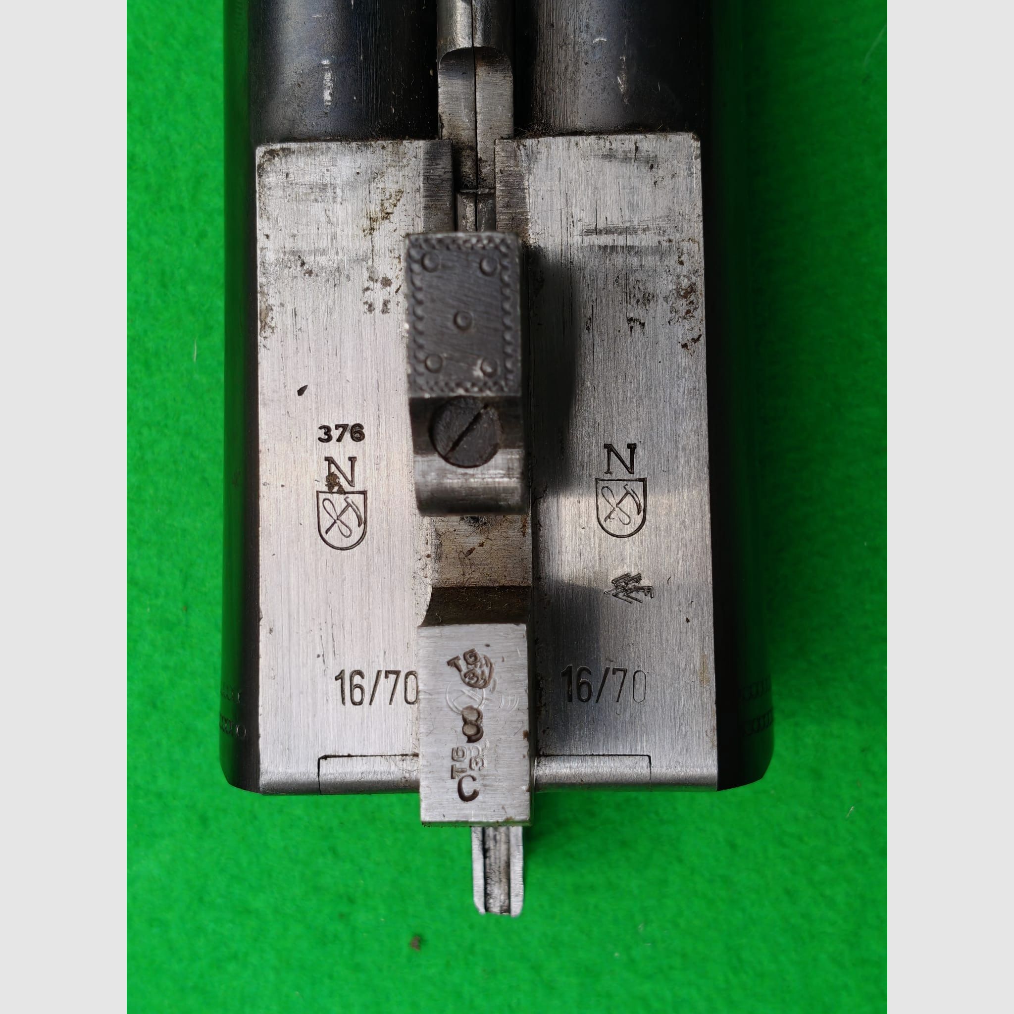 Escopeta doble Simson Suhl 16/70 con extractor