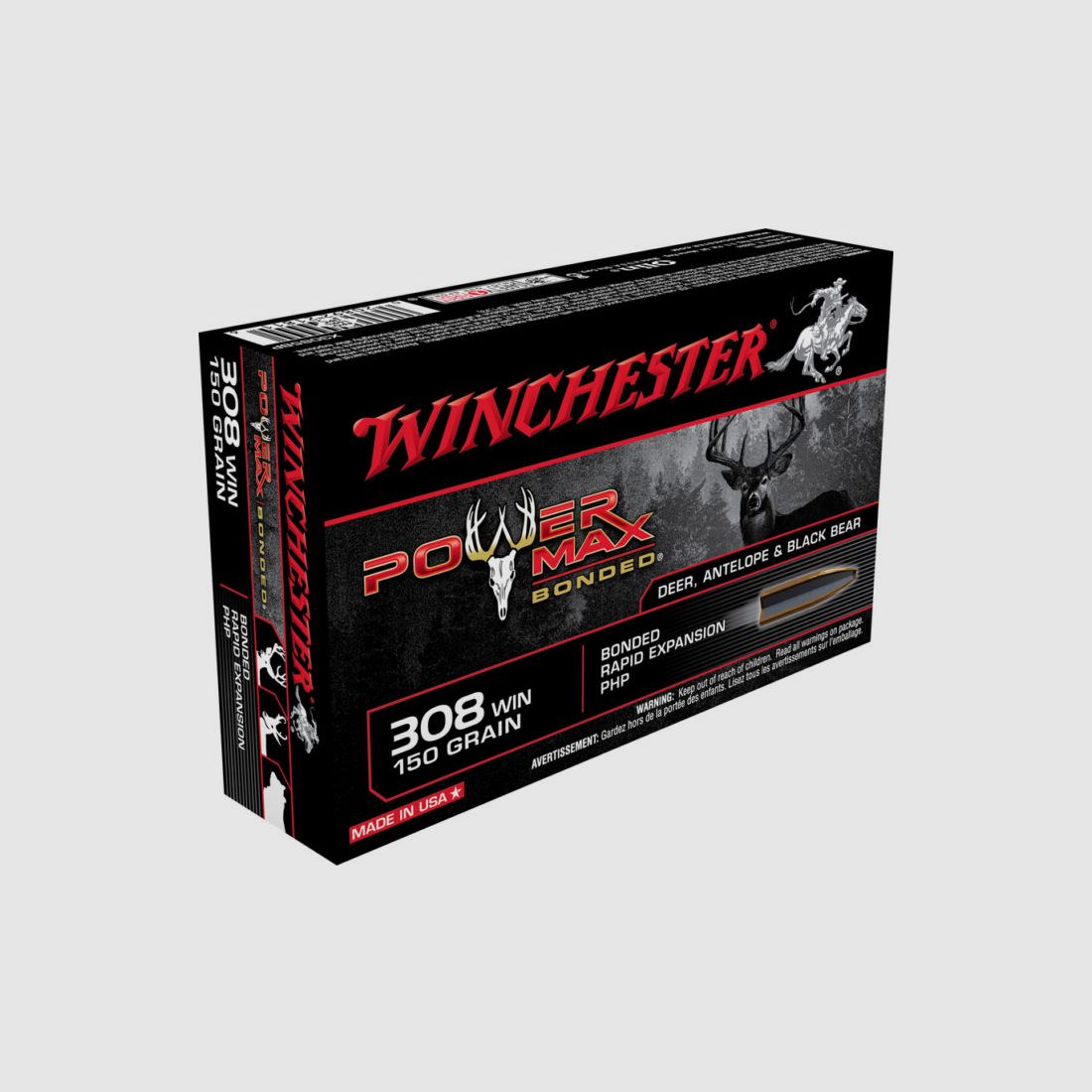 Amunicja Winchester .308 Win Power Max Bonded 150grs