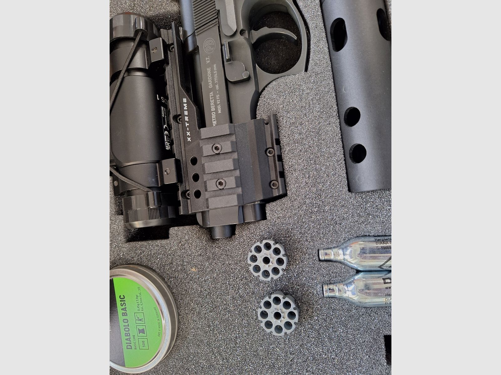 Beretta 92 FS XX-Treme 4,5 mm Diabolo bronzé pistolet Co2