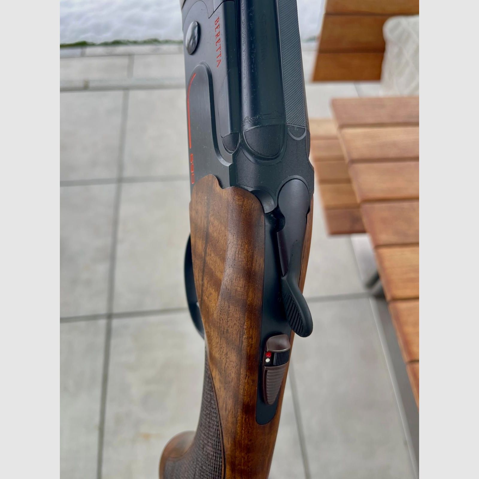 Beretta BDF 690 Competition Black Trap AS 12/70 LL:76cm Bockdoppelflinte Flinte