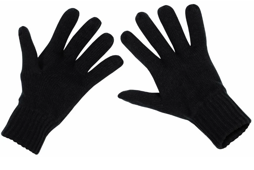 Gants d’hiver noirs