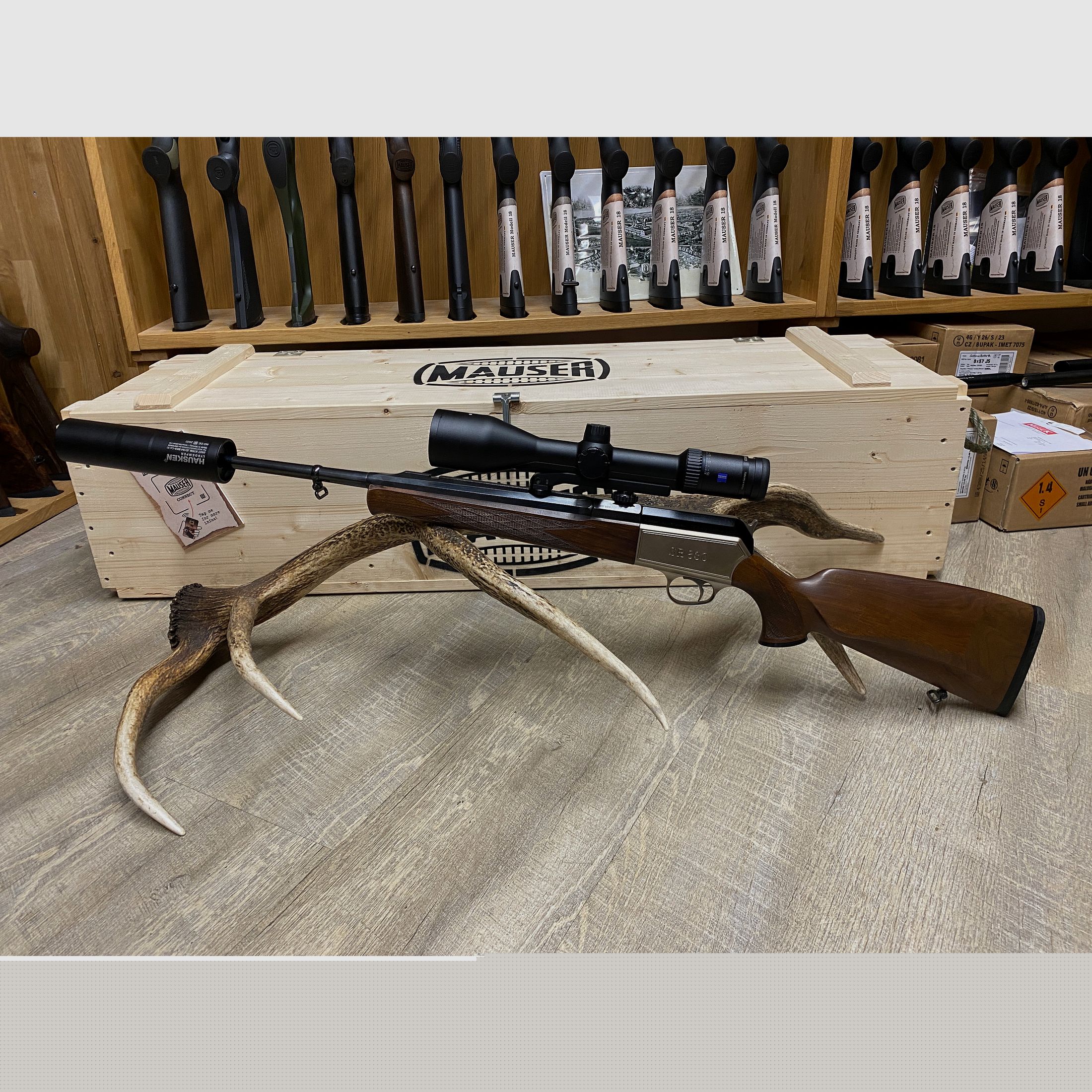 Blaser SR 830, mit Zeiss Conquest V6 2,5-15x56