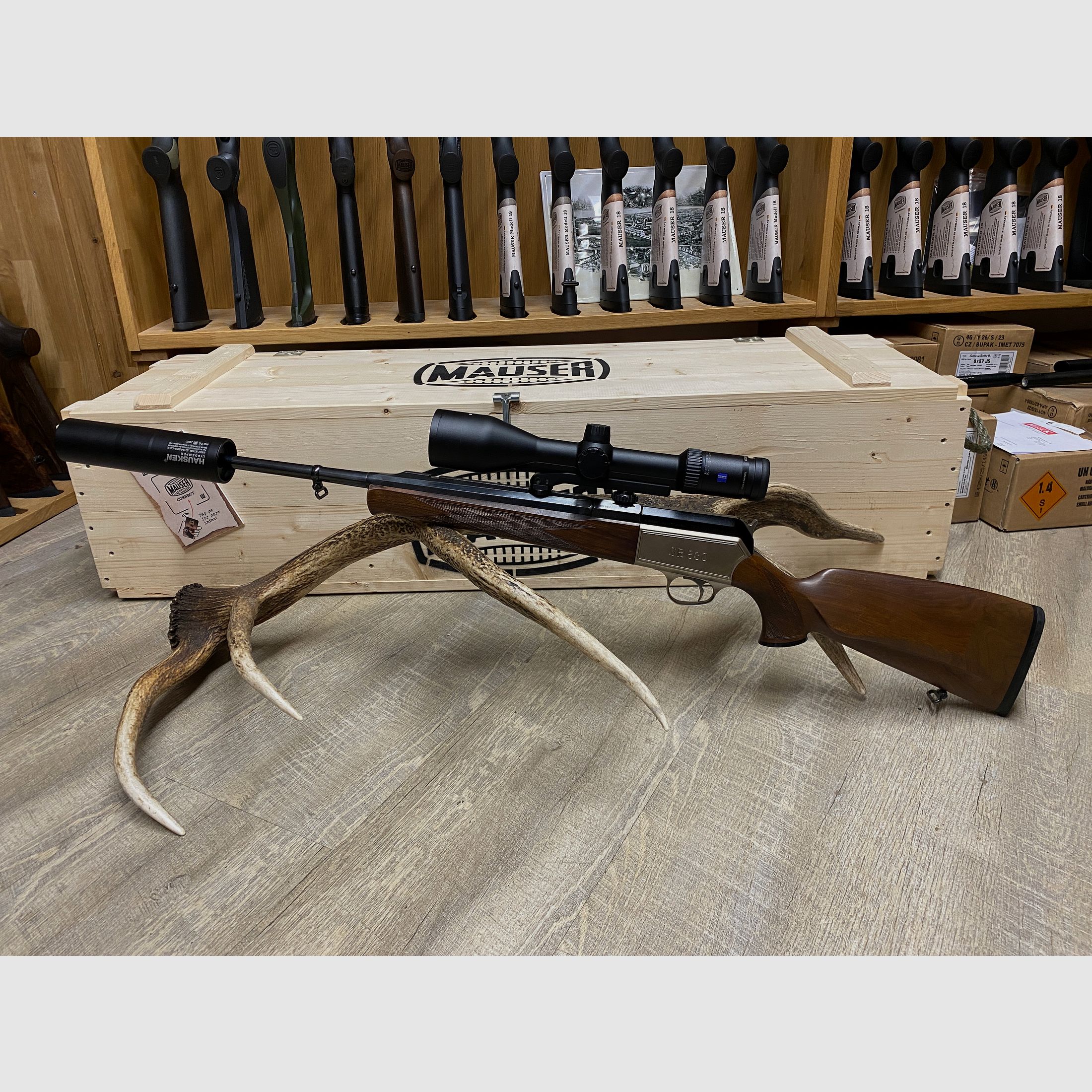 Blaser SR 830, mit Zeiss Conquest V6 2,5-15x56