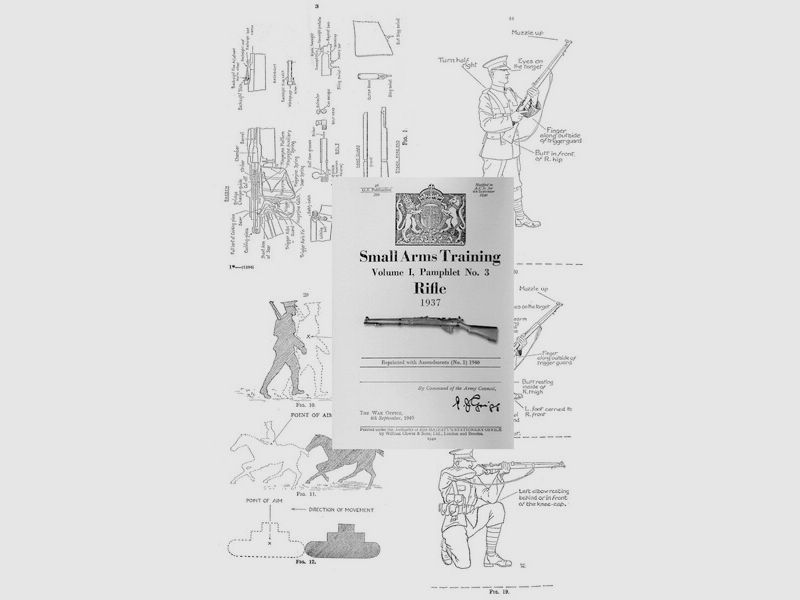 Nachdruck Englische Ausbildungs-Vorschrift für Enfield No. 1 Karabiner von 1937