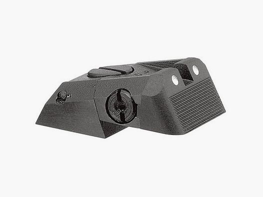 KENSIGHT MFG 1911 ADJUSTABLE DEFENSIVE WHITE DOT REAR SIGHT KENSIGHT MFG LOW MOUNT, ADJ./WD