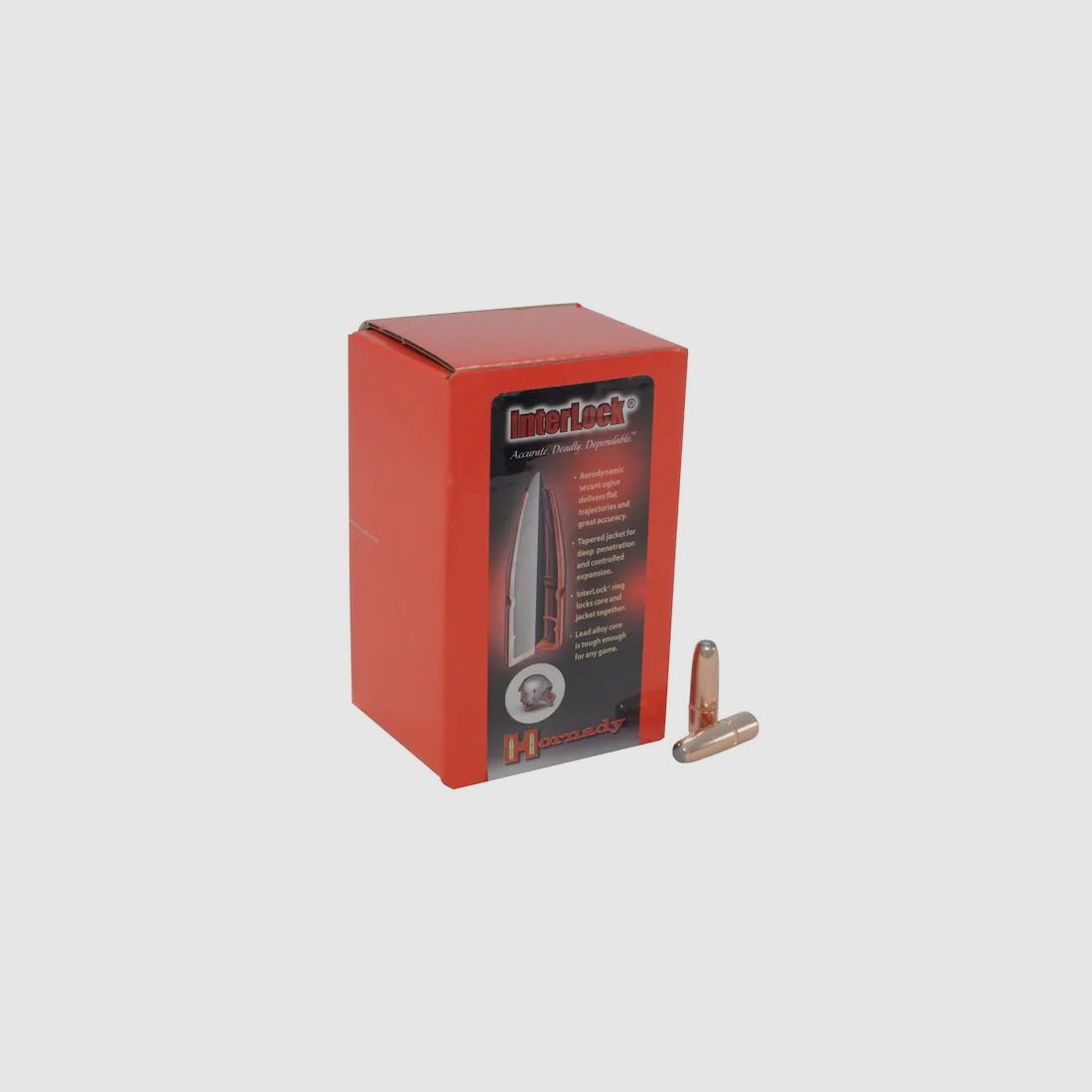 Proiettile Hornady .30/.308 INTERLOCK RN 180GR 100 pezzi