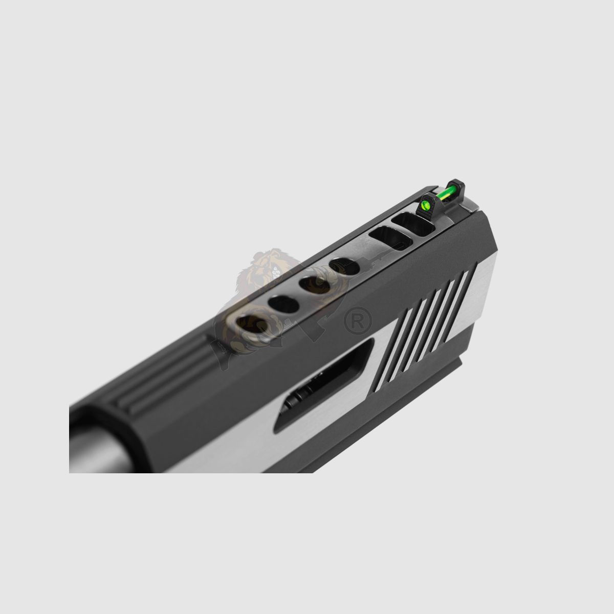 WE Hi-Capa 6 Force A Silver Barrel Full Metal GBB -F-