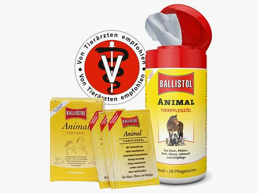 Ballistol Animal Pflegetücher Spenderbox