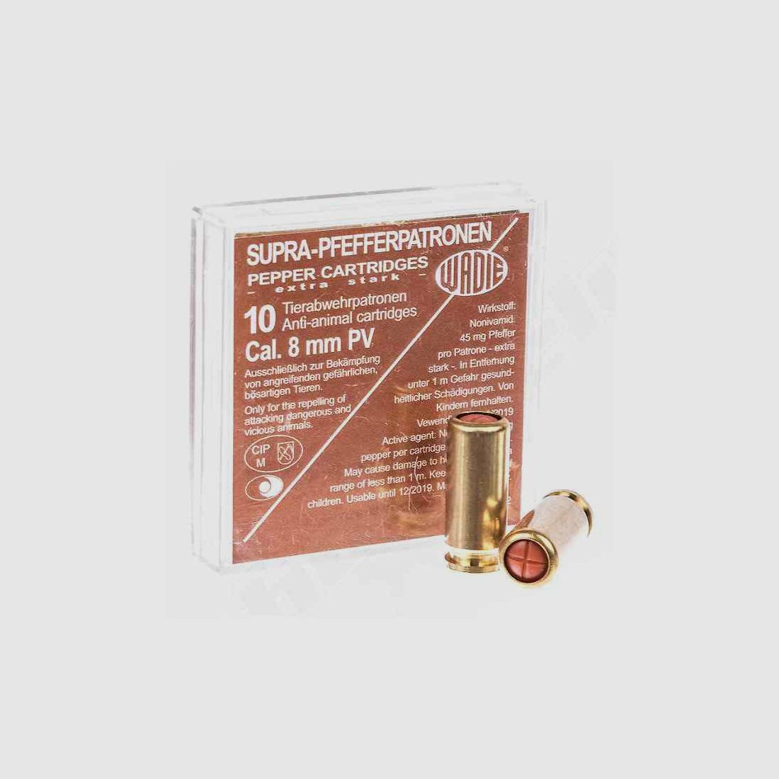 WADIE PV Supra Pfefferpatrone Kal. 8mm Knall 10Stk