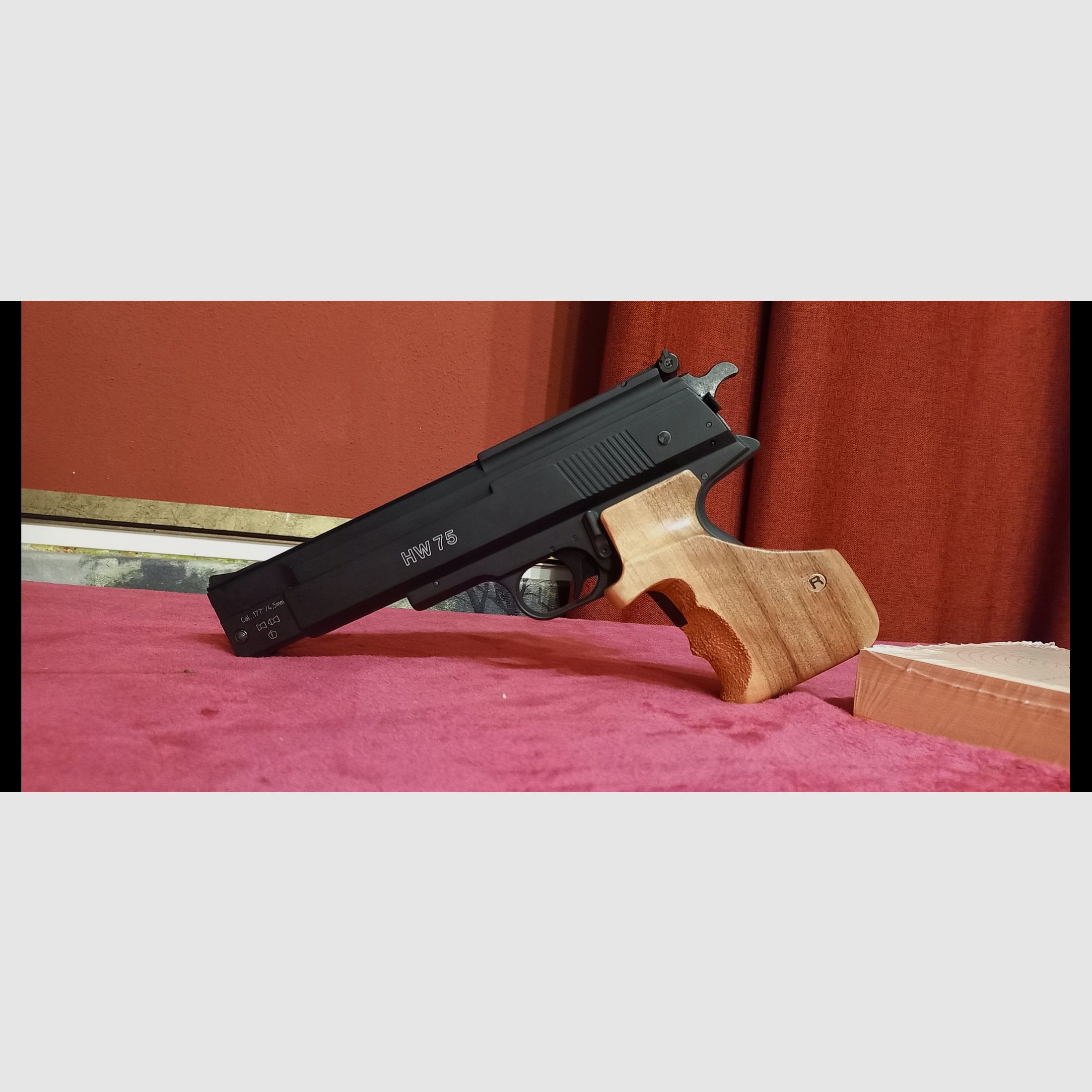 Weihrauch HW 75 with Rink Match stock like new