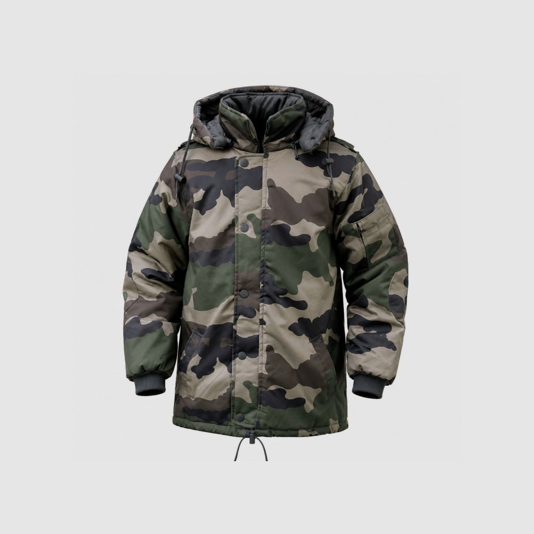 Parka Kinder gesteppt Camo 6-16 Jahre 4 Taschen, Bild 2 von 11