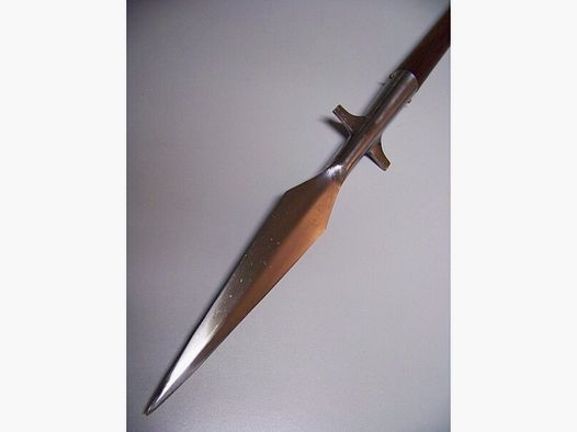 Speer des Heiligen Römischen Reichs , Flügellanze bzw Saufeder ?? handgearbeitet mit Stil 220 cm