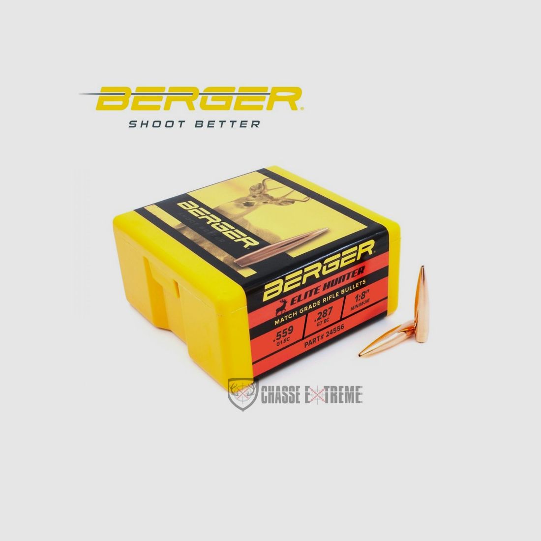 100 Geschosse BERGER Kal 6mm 108gr Elite Hunter, Bild 2 von 2