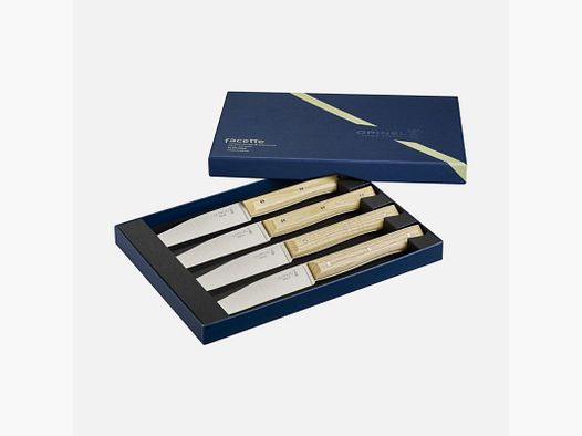 SET 4 MESSER OPINEL FACETTE EICHE