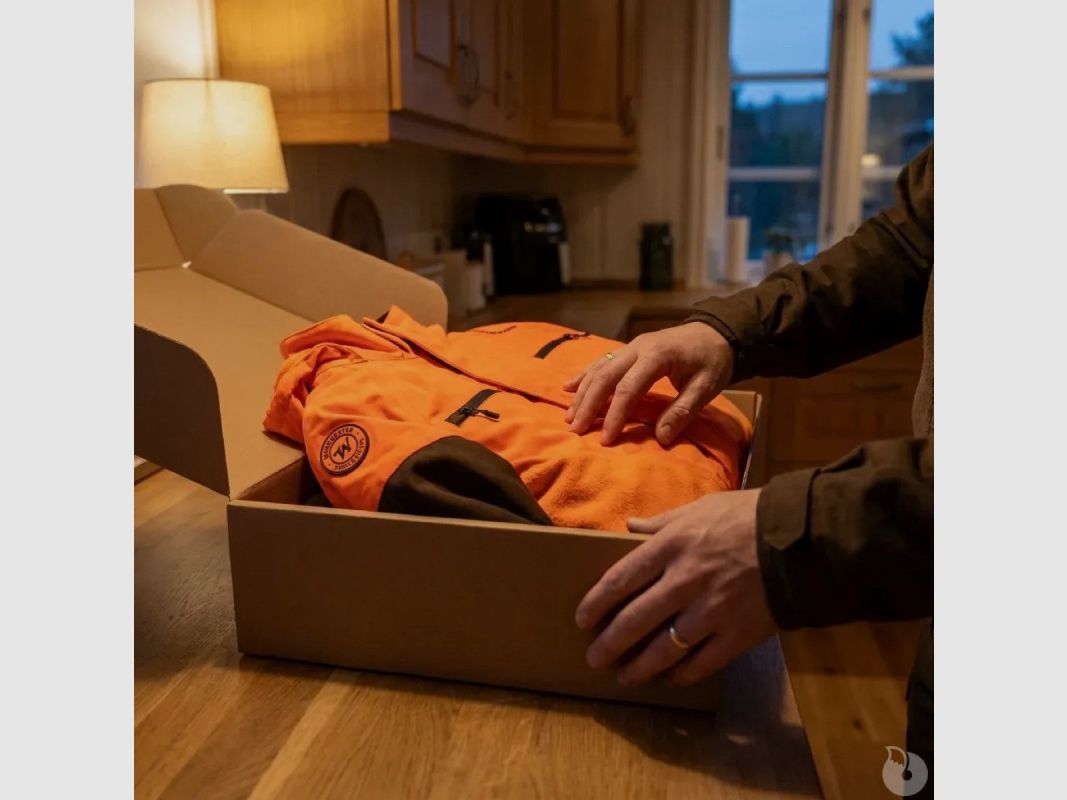 Parka Herren Winchester Track Racoon - Orange 50C, Bild 8 von 12