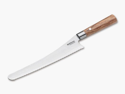 BÖKER DAMAST OLIVE BROTMESSER