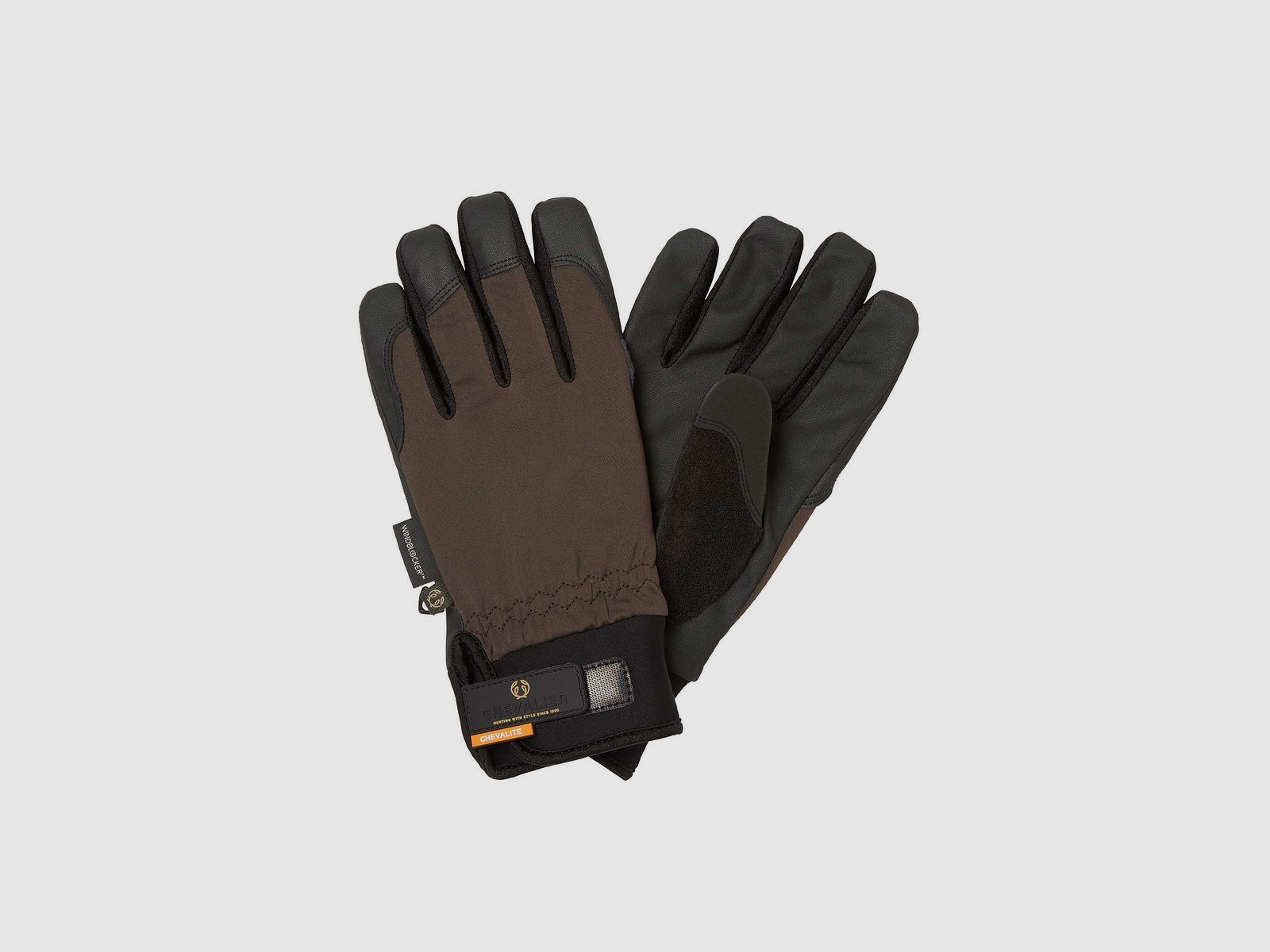 Chevalier Windblocker Shooting Gloves, leather brown, afbeelding 1 van 2
