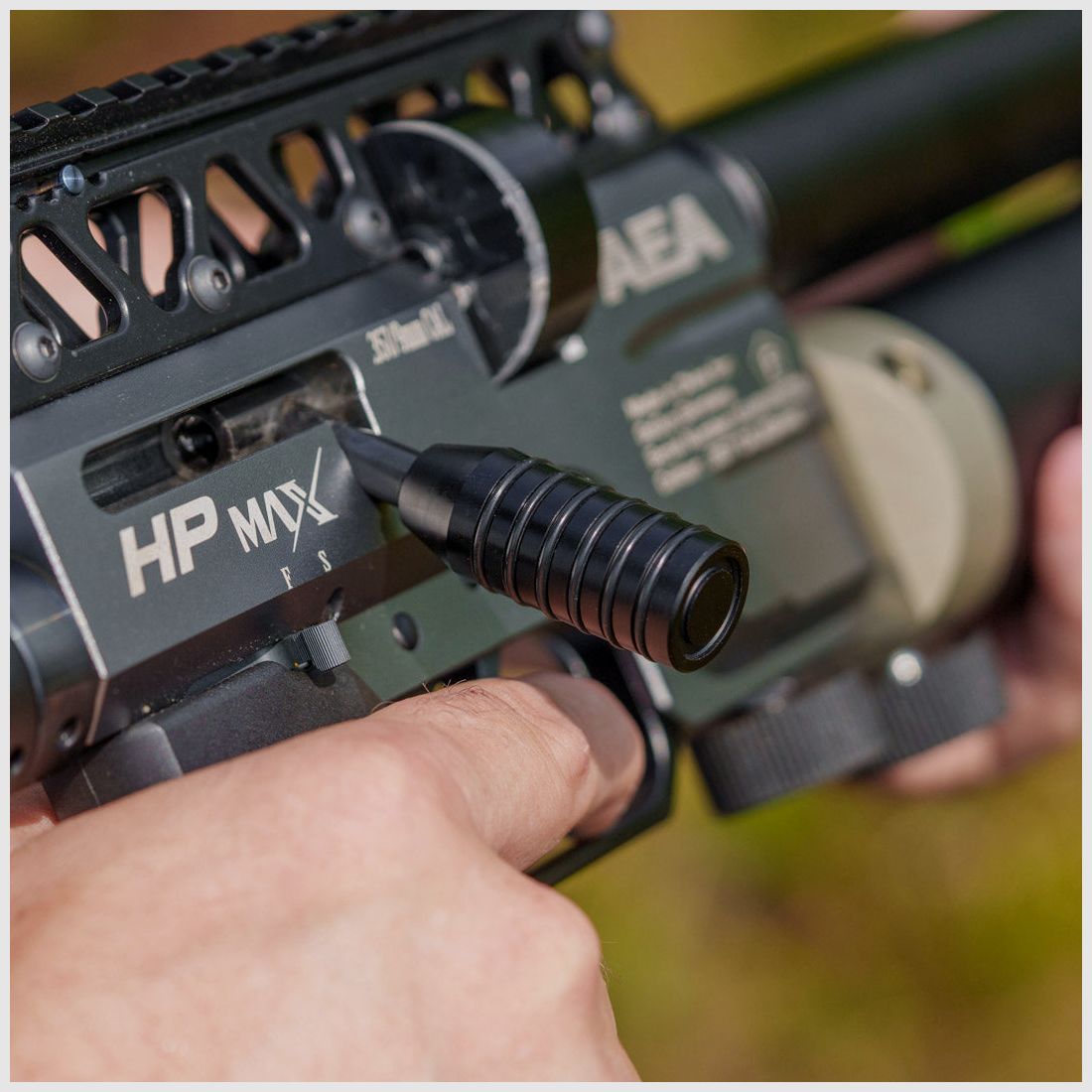 Repitier Lever | XXL | Repitierhebel | HP MAX 1 | HP MAX 2 | CNC ALU | schwarz eloxiert
