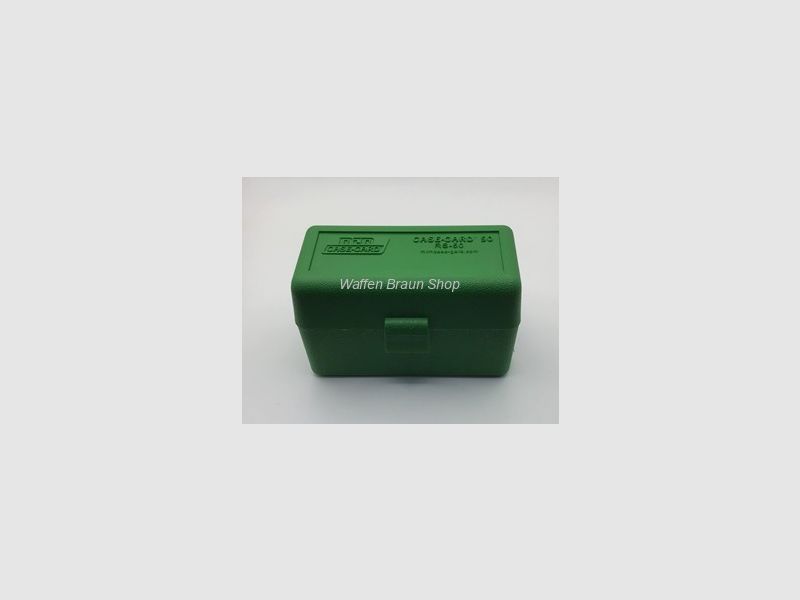 MTM Patronenbox mit Klappdeckel 50 RDS Grün für Kaliber .222/.223/.204/6x47