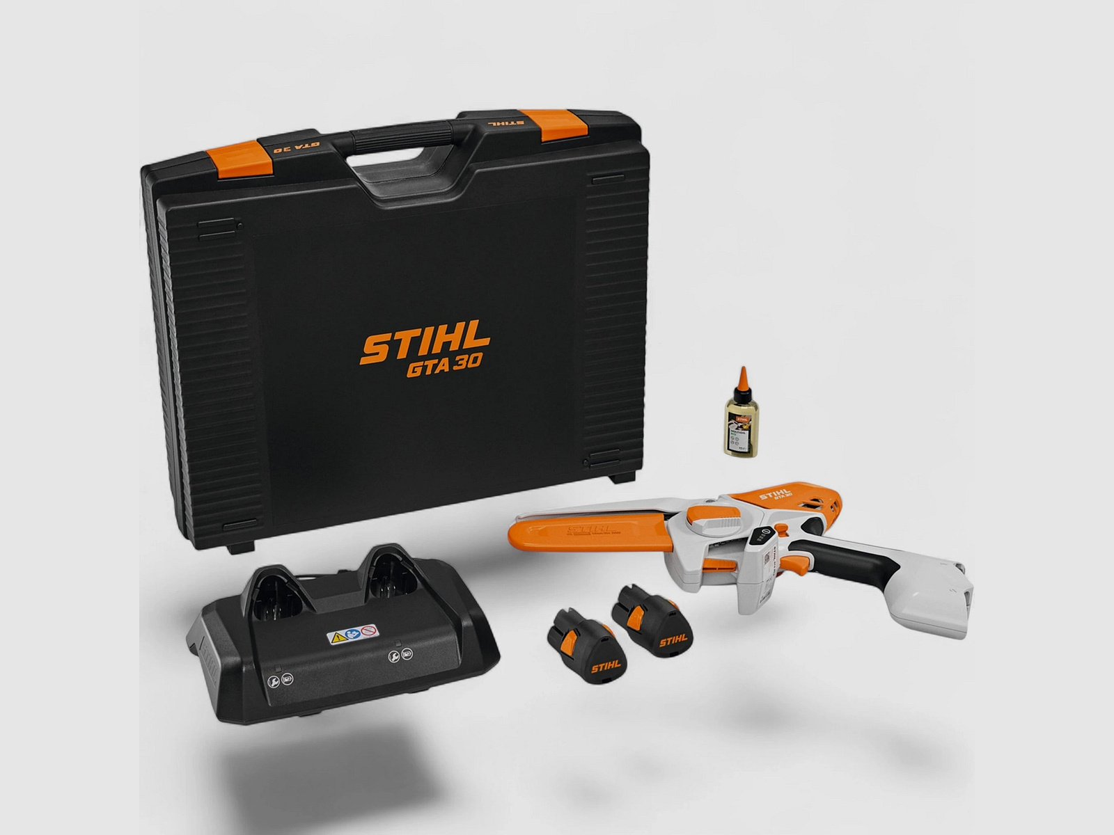 Stihl GTA 30 Set – Cortasetos a Batería con 2× AS 2 & AL 5-2