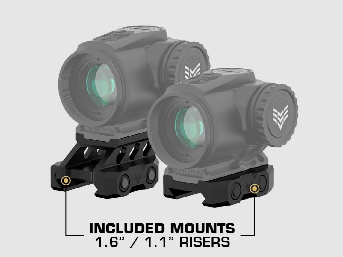 SWAMPFOX Raider 1x20 Microprisma con retícula BRC verde