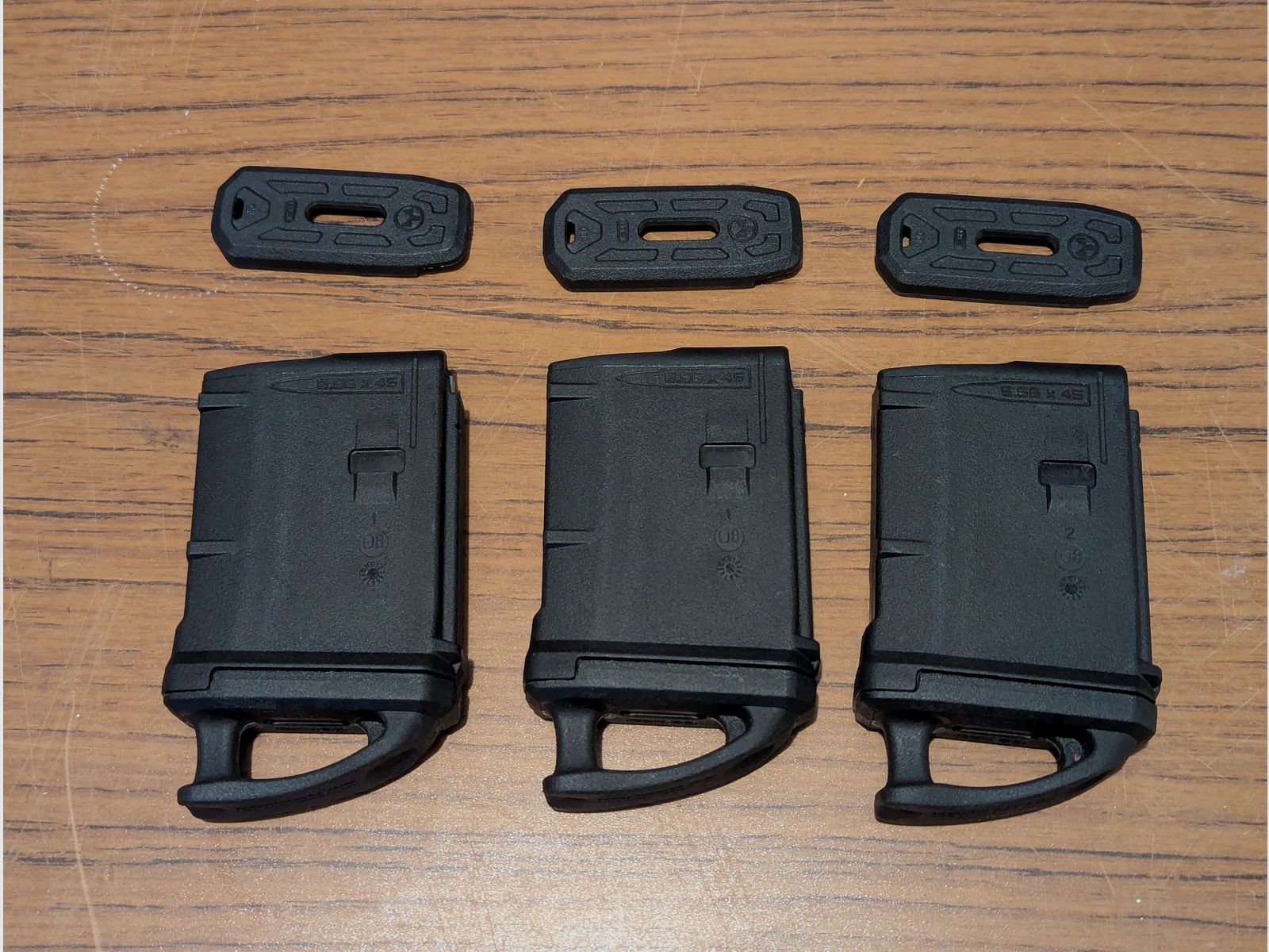 3 Stück Magpul PMag GEN3 .223/5,56x45 NATO mit Rangerplate 