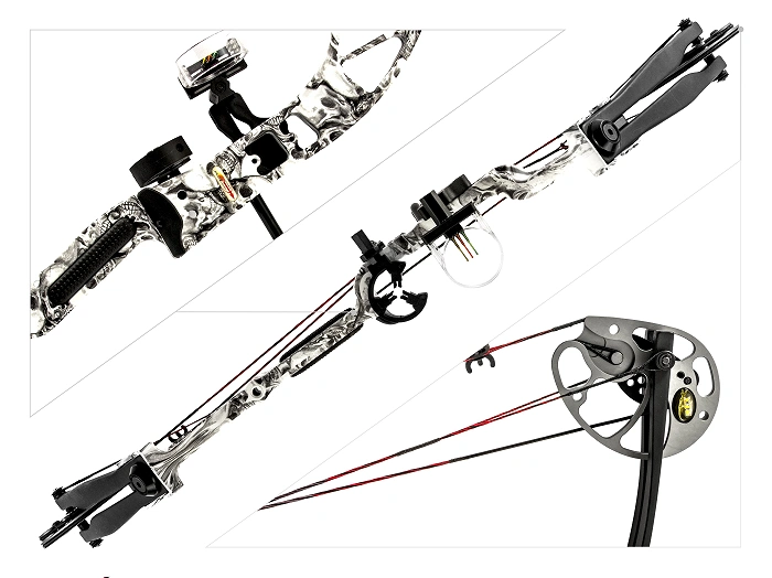 Poe Lang Ek Rex arc à poulies 28" Skull Camo 15-55 LBS, image 3 sur 20