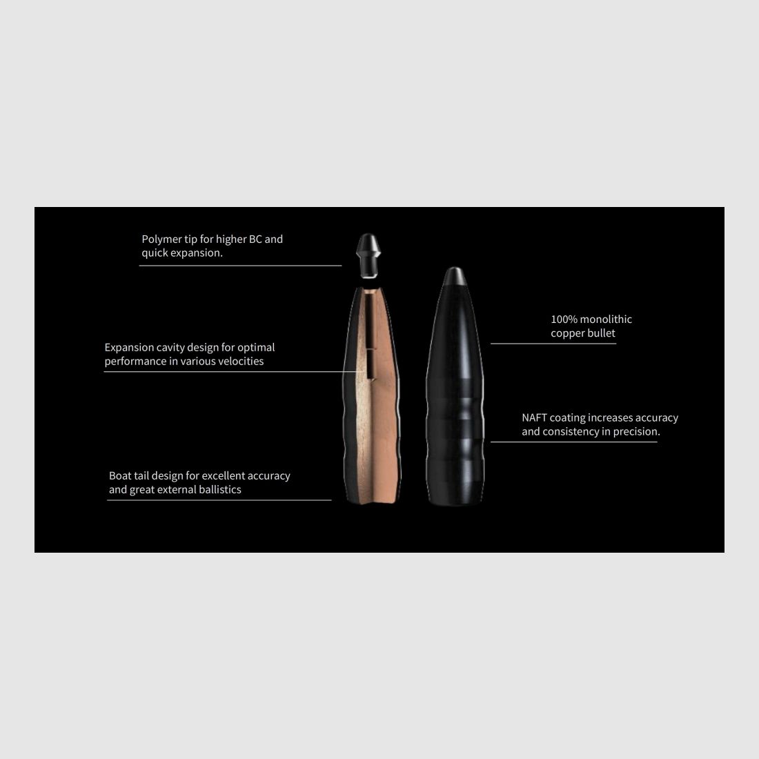 Norma Odin | 308 win. | 10,5g/162gr | 20stk Blyfri Riffelpaton, billede 3 af 5