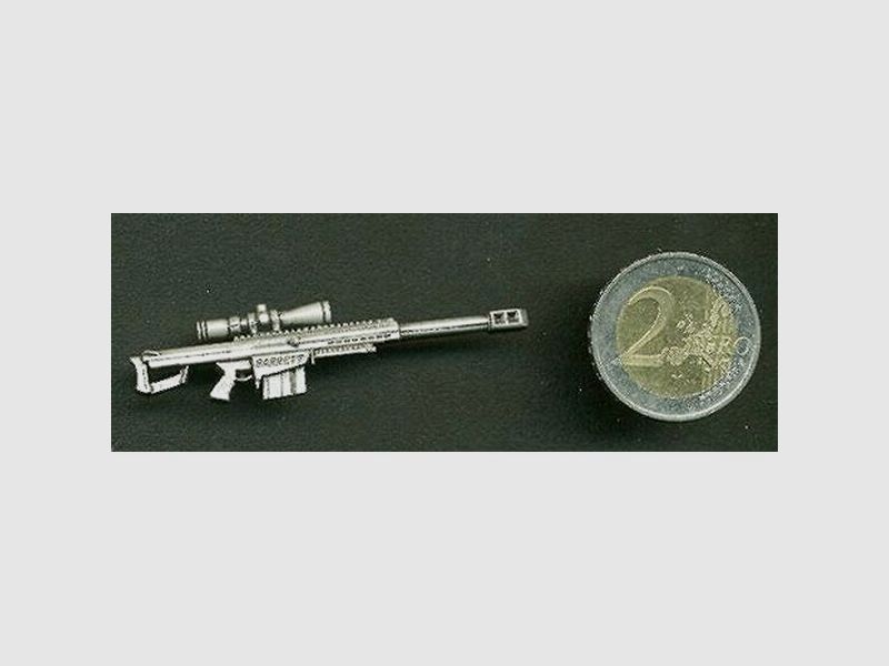 US Barrett .50 Scharfschützen-Gewehr als Metall-Anstecker