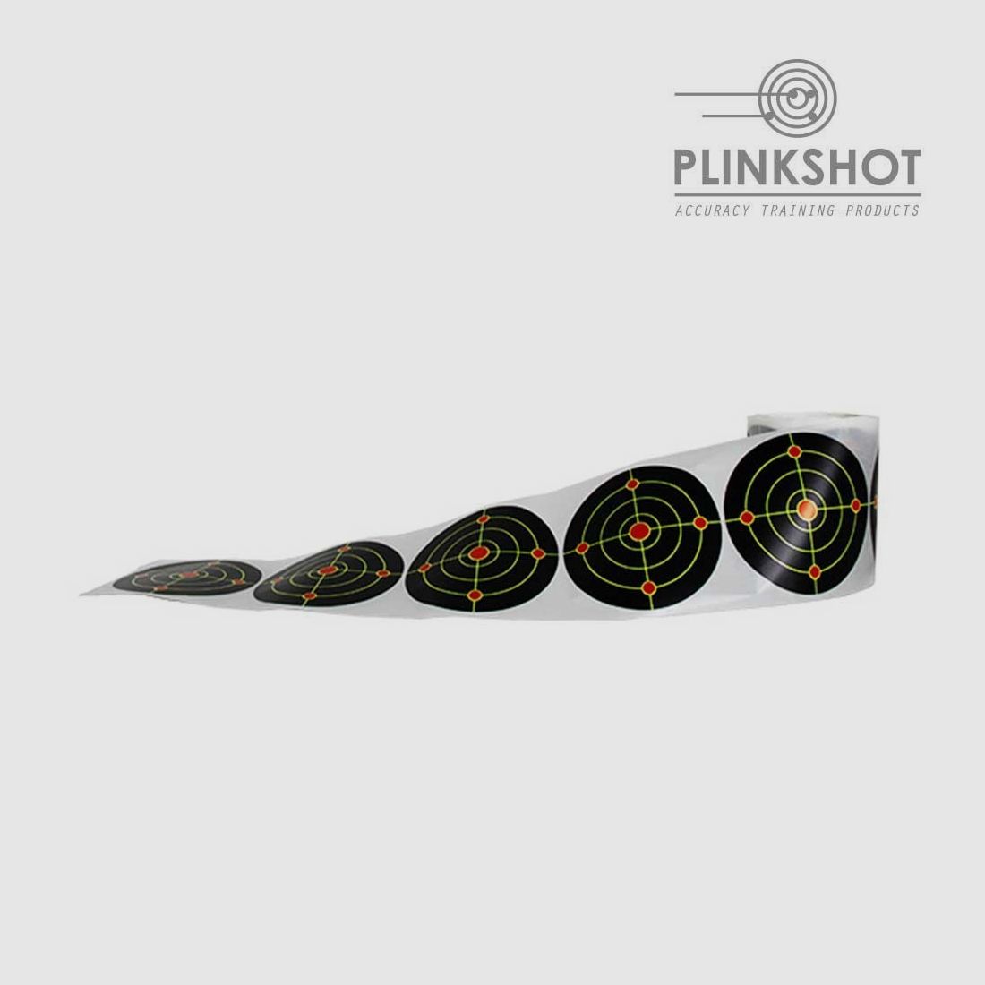 ROULEAU 100 CIBLES RÉACTIVES ADHÉSIVES 18CM, image 1 sur 2