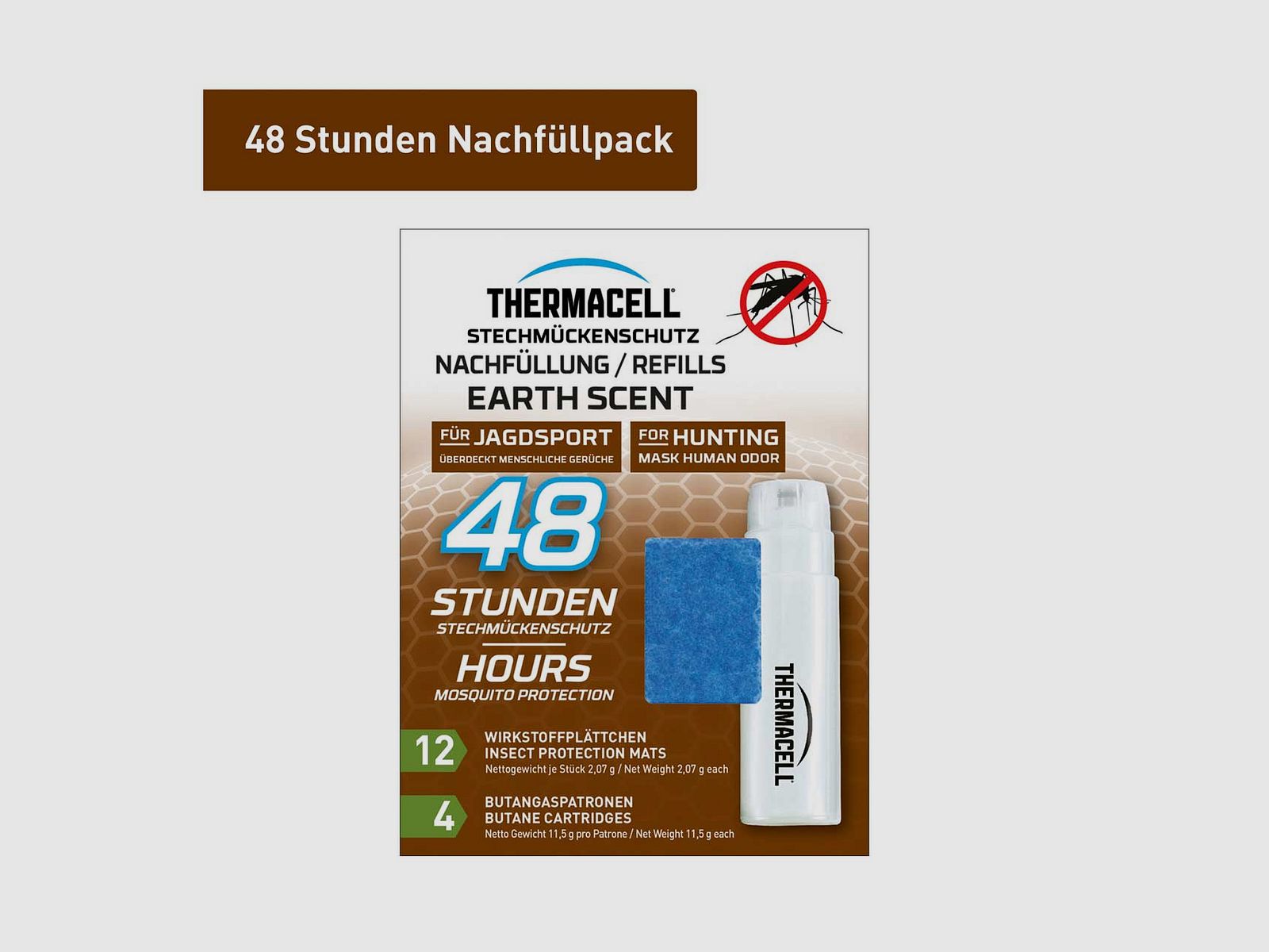 Thermacell E-4 48h Nachfüllset Jagd  Kompatibel mit Thermacell Handgeräten
