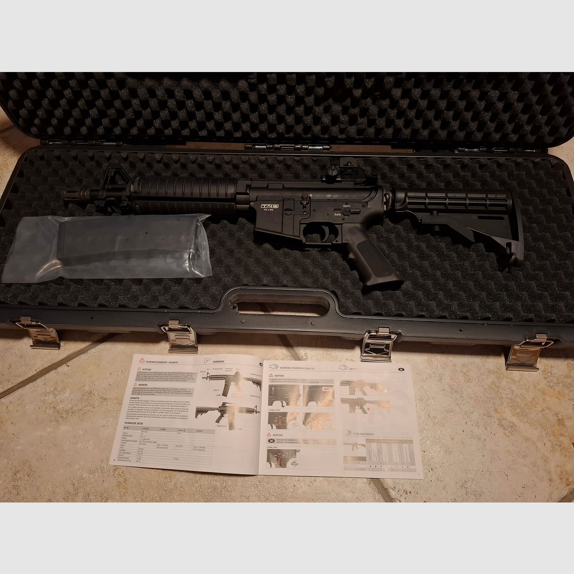 Fucile d'assalto Umarex TM4 RIS calibro 43