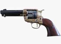 45er Peacemaker Colt messingfarben
